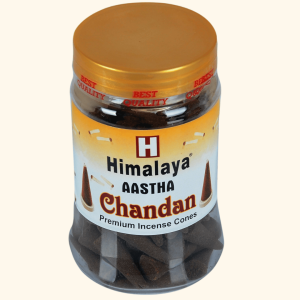 Chandan Premium Incense Cones Jar 125 Gm
