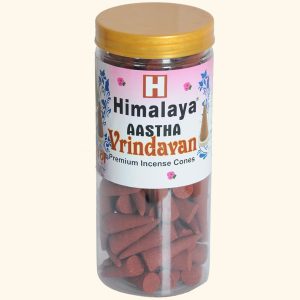 Vrindavan Incense Cones,  Premium Cones Jar 400 Gm