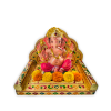 Ganesh Ji Singhasan Meena Singhasan made of Wood